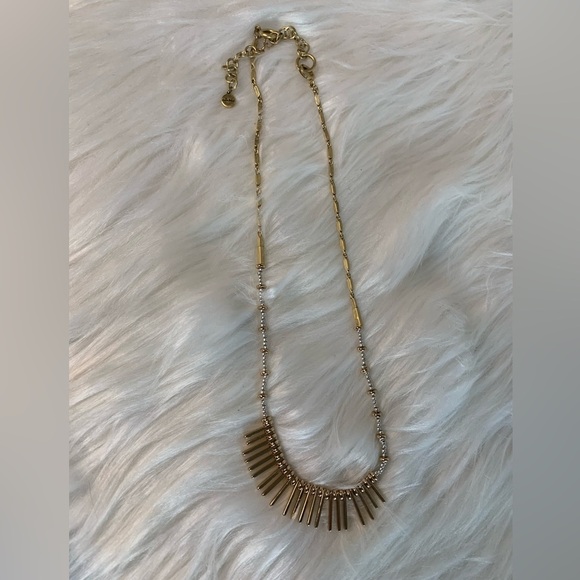 Stella & Dot Gold Spike Necklace - Picture 3 of 5